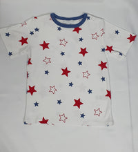 Load image into Gallery viewer, The Little White Company - Red & Blue Star Short Pyjamas