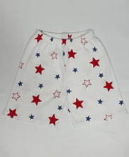 Load image into Gallery viewer, The Little White Company - Red & Blue Star Short Pyjamas