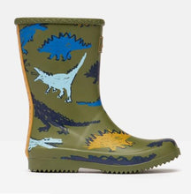 Load image into Gallery viewer, Joules Roll up Dinosaur Wellington boots