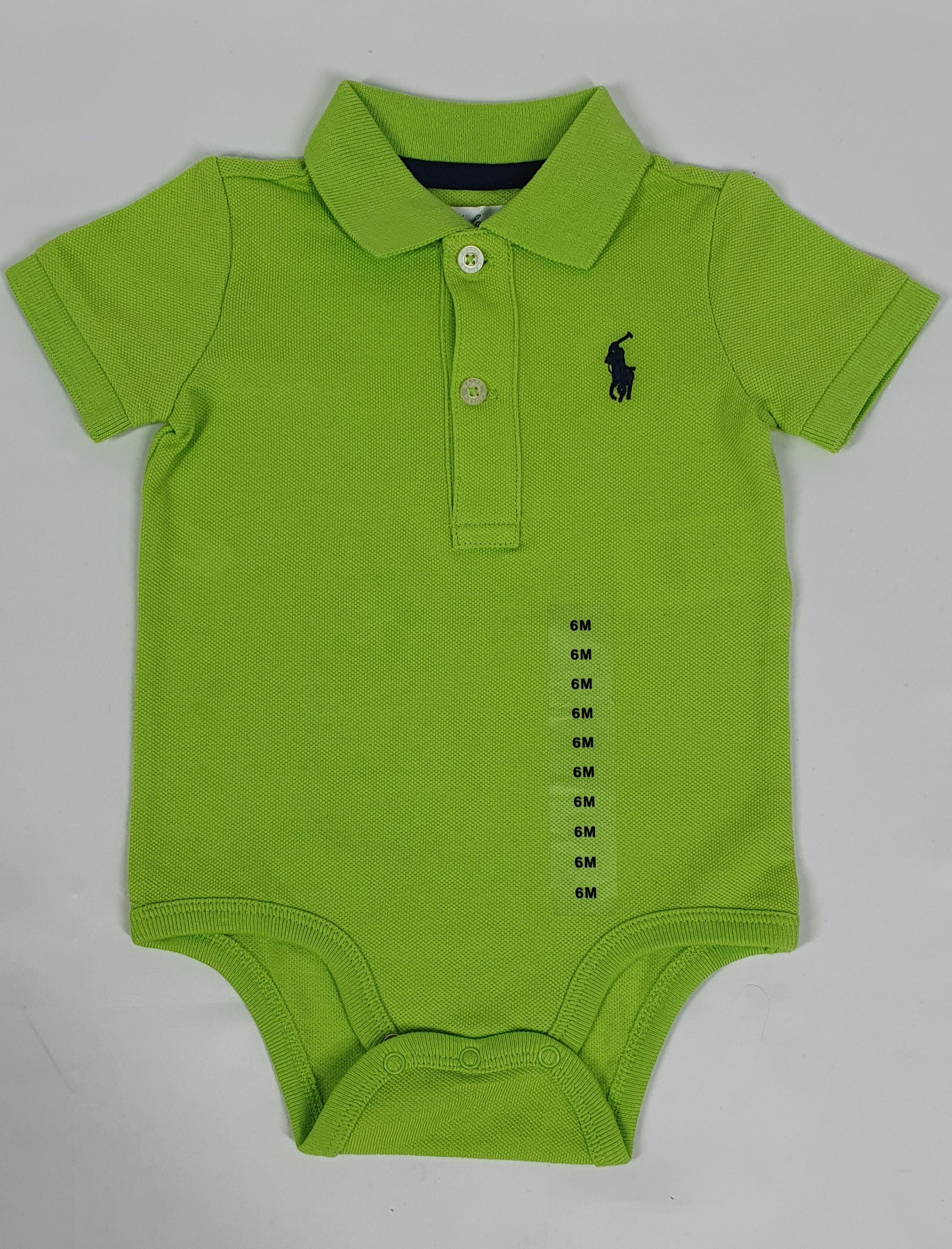 Ralph Lauren Cotton Pique Polo Bodysuit Kiddibag